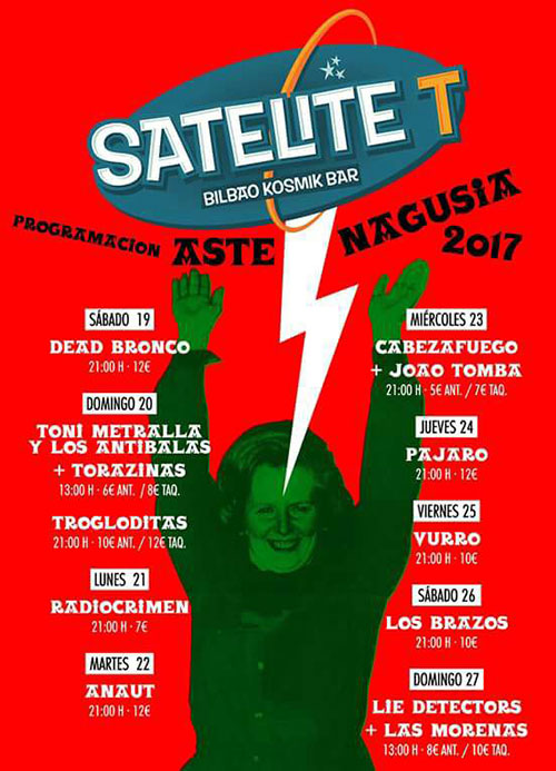Agenda de giras, conciertos y festivales - Página 14 Cartel-satelite-t-aste-nagusia-bilbao-2017