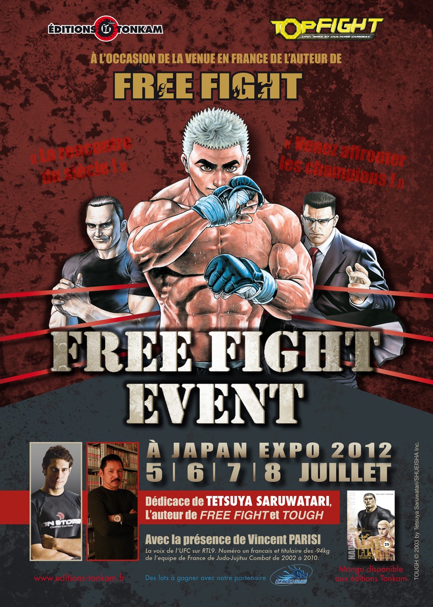 Japan Expo du 5 au 8 juillet 2012 - Page 2 Affiche-freefight-japex-juin