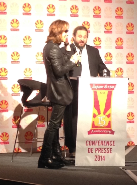 Japan Expo 15 du mercredi 2 au dimanche 6 juillet 2014 Yoshiki-je-annonce