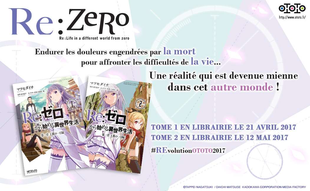 Ototo, nouvel diteur  - Page 2 Re-zero-ototo-annonce