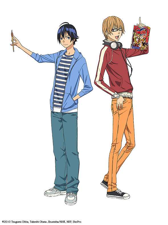 Diffusion TV et Internet - Page 19 Bakuman-anime-visual-04