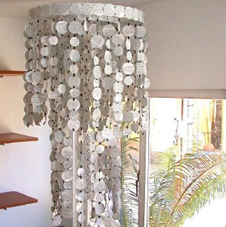 Estilos de Decoración VIII - Página 11 Lampara-de-techo-de-papel-reciclado0