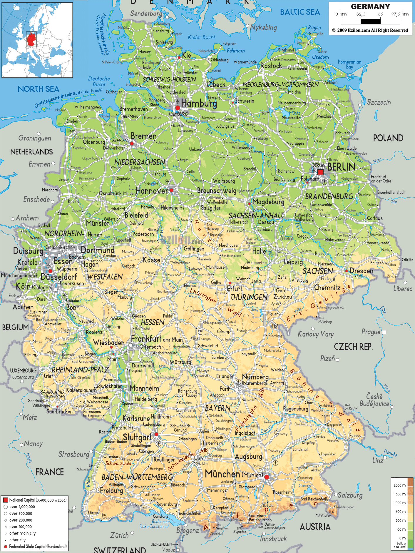  Novi njemački predsjednik: Mi smo uzdanica borcima za demokraciju u svijetu Detailed-physical-map-of-germany-with-cities-roads-and-airports