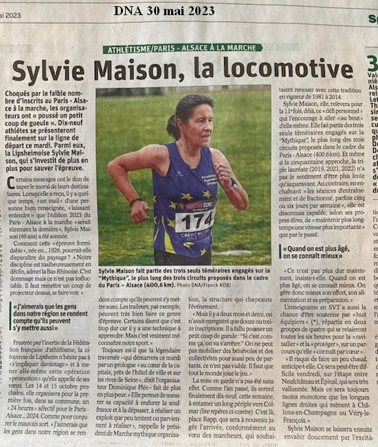 Paris-Alsace Crédit Mutuel 2023 du 30 mai au 3 juin - Page 2 Article-DNA-Sylvie-Maison