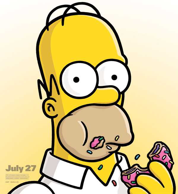 Top 10 der coolsten Serien-/ Film Charaktere Homer_simpson