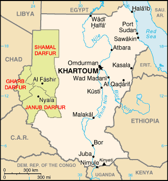 دار فور ( الاسم والمعرفة ) Darfur_map