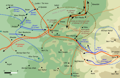 معركة اللطرون 1948 400px-Latroun_%2815_mai%29