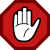 تعريفات الكمبيوتر كاملة هنا! 50px-Stop_hand.svg