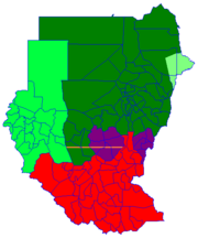 جنوب السودان 180px-Sudan_political_regions_July_2006