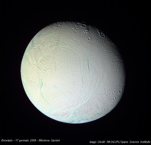 PRESENZE DI ACQUA SU ENCELADO Enceladus