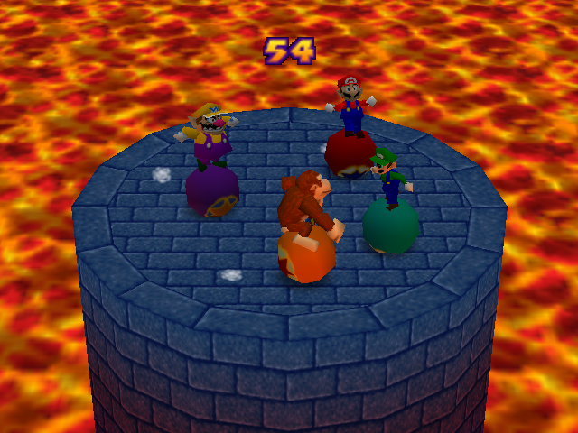 Tournament of Mario Party 2 Minigames Bumper_Balls