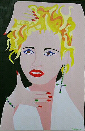 Madonna en dessin Bego_Madonna_painting