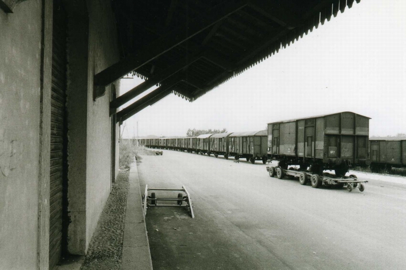 Carrello per trasporto stradale di vagoni ferroviari – Culemeyer Stazioneostiglia1