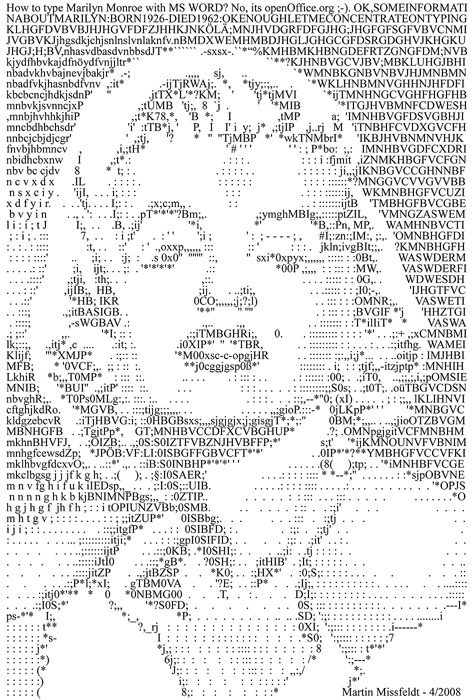 Je voudrais.... - Page 3 Typing-marilyn-monroe