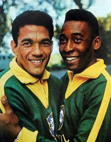 FOTOS HISTORICAS O CHULAS  DE FUTBOL - Página 6 Garrincha-y-Pele