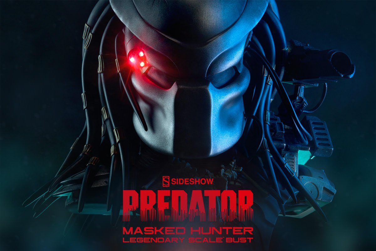 PREDATOR:  MASKED HUNTER Legendary scale bust  Pred1