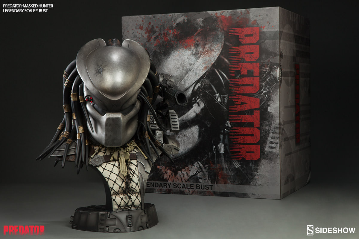 PREDATOR:  MASKED HUNTER Legendary scale bust  Pred2