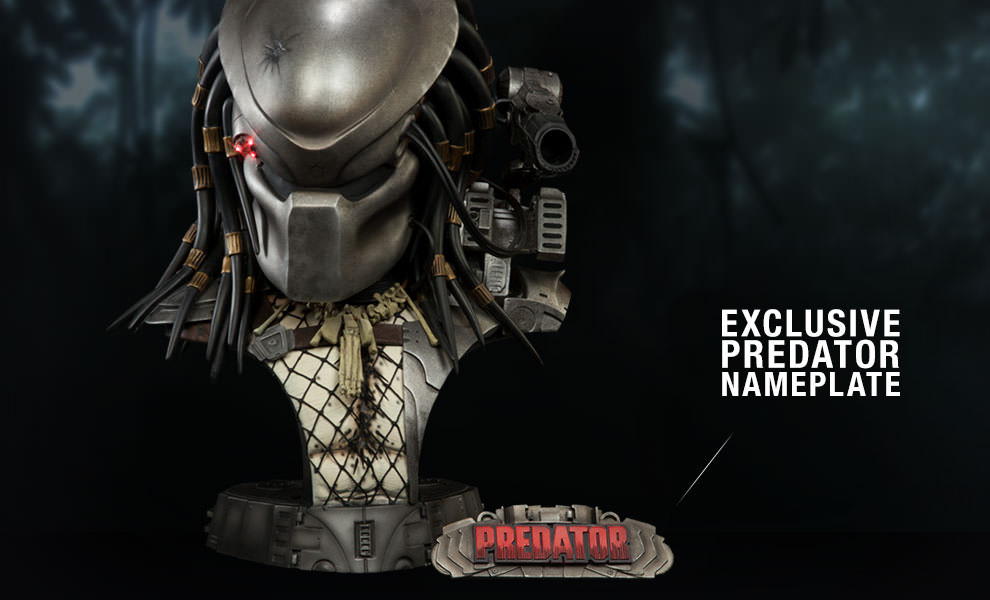 PREDATOR:  MASKED HUNTER Legendary scale bust  Pred3