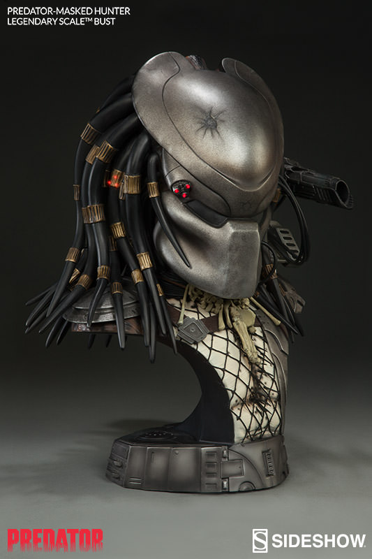 PREDATOR:  MASKED HUNTER Legendary scale bust  Pred8