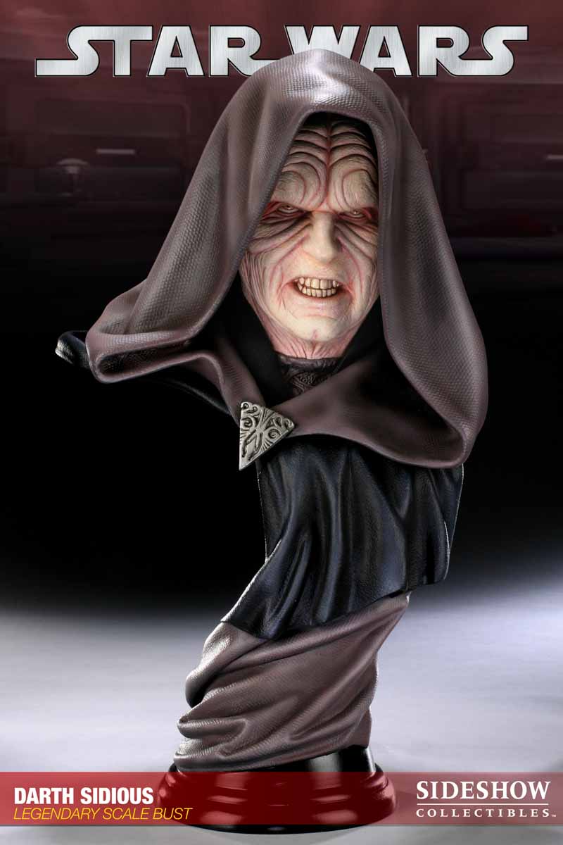 STAR WARS: DARTH SIDIOUS Legendary scale bust  200048_press01