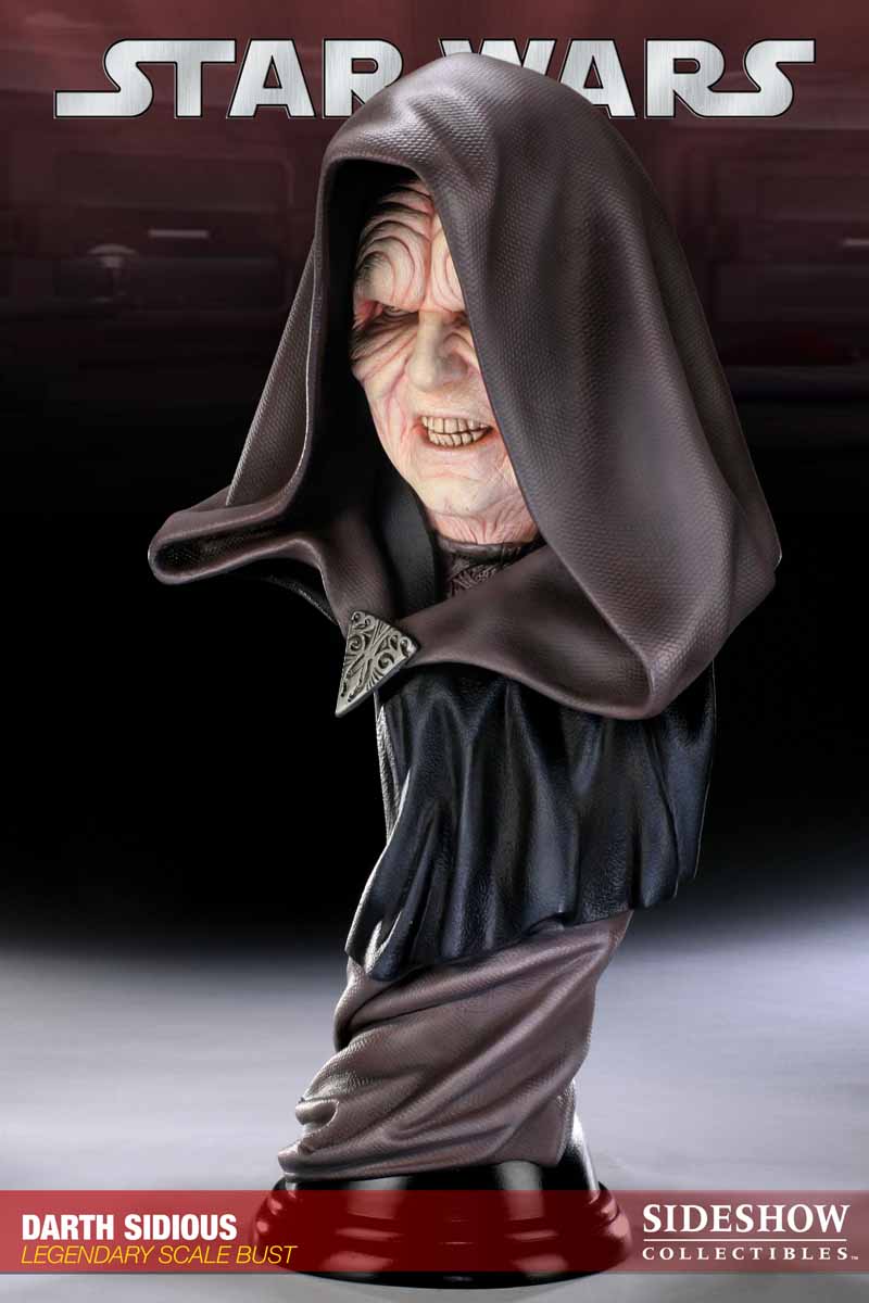 STAR WARS: DARTH SIDIOUS Legendary scale bust  200048_press03