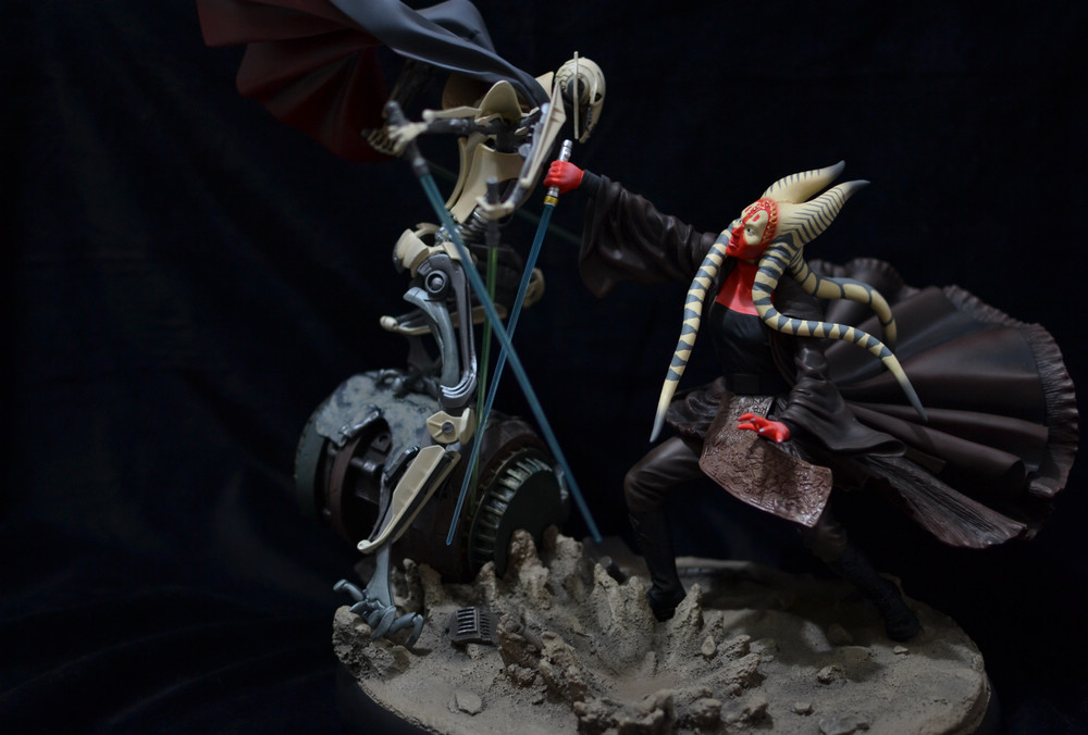 STAR-WARS: SHAAK TI VS. GENERAL GRIEVOUS Diorama 1