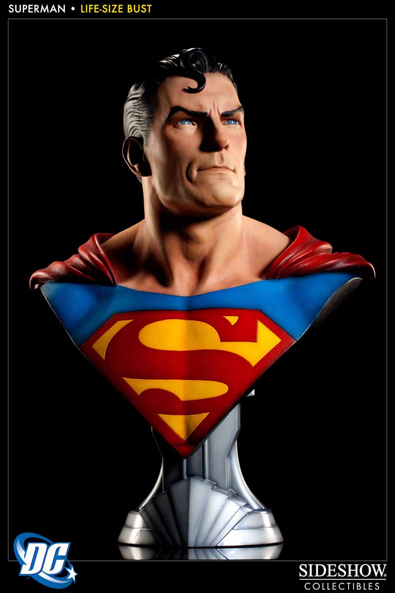 SUPERMAN LIFE SIZE BUST 400113_press11