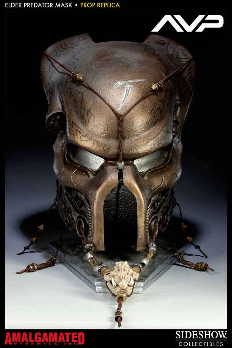 ALIEN VS PREDATOR :ELDER MASK Prop replica 400091_press01