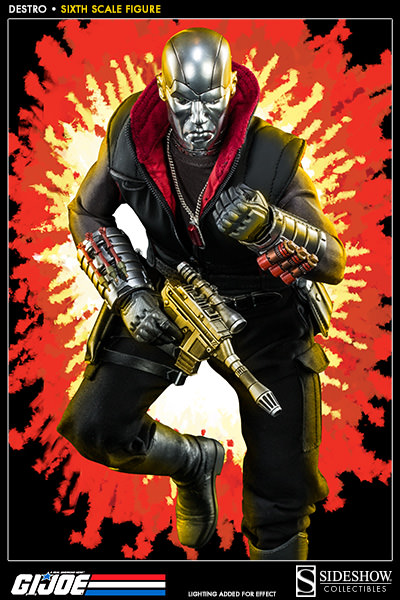 GI JOE : DESTRO sixth scale figure Sideshow-collectibles-destro-sixth-scale-figure-001