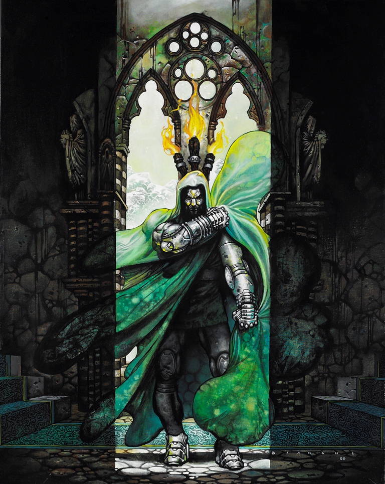 Doctor Doom Reigns Supreme - Painting by Simone Bianchi DoctorDoom1a