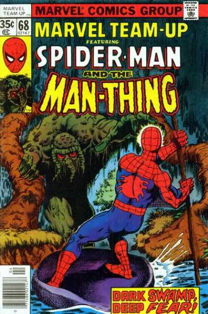 SPIDERMAN ANNUAL '99 #1 splash MAN-THING dans Spider-Man 68-1