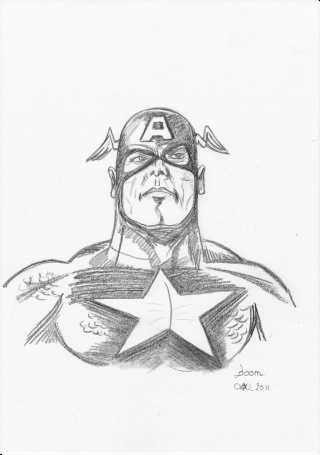 CAPTAIN AMERICA  (sketch) Captain_america