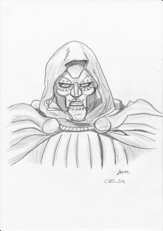 Dr DOOM  (sketch) Doom