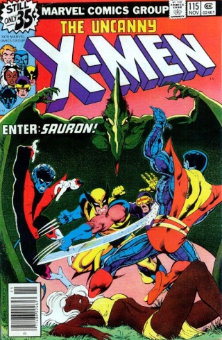 Sauron Attack X-men_115