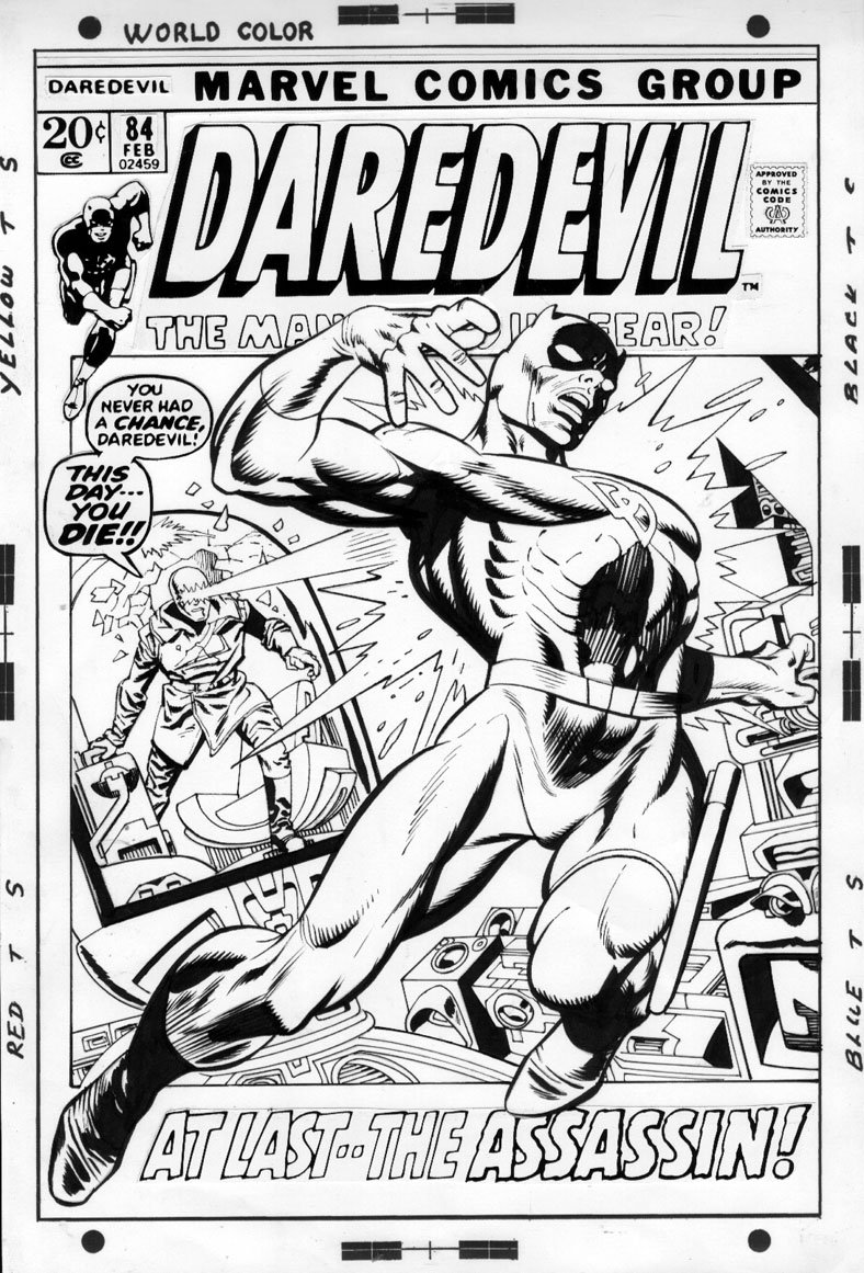 Daredevil # 84  ( Gil Kane ) Daredevil84INK