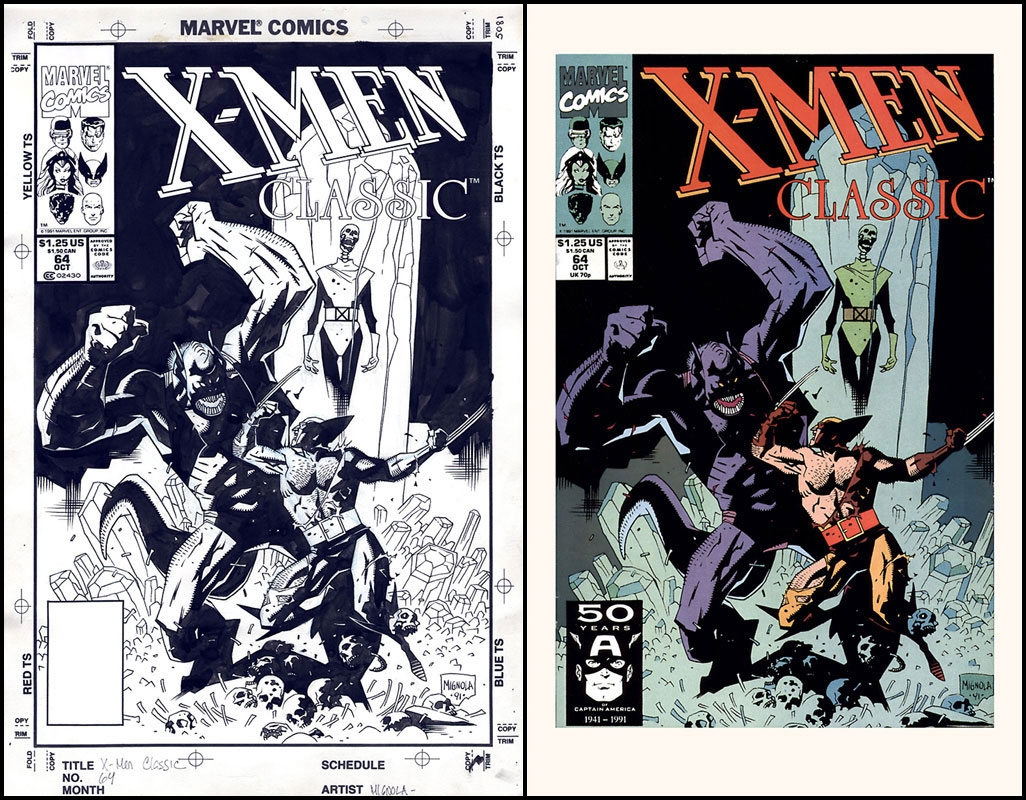 X-Men Classic # 64  ( Mike Mignola ) Mignola_XC64cover