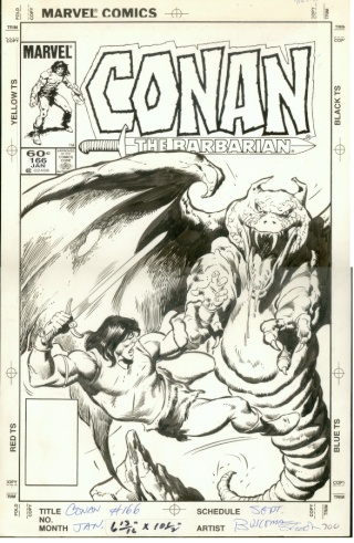 Conan the Barbarian # 166  par John BUSCEMA Conan_10