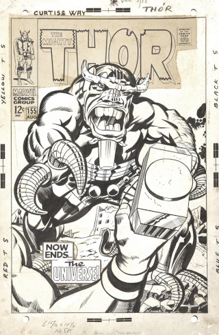 Thor # 155  ( Jack Kirby ) Kirby210