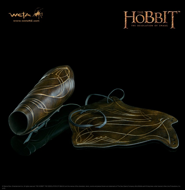 THE HOBBIT - THE DESOLATION OF SMAUG : LEATHER VAMBRACE OF LEGOLAS Leather_vambrace_1__Copier_