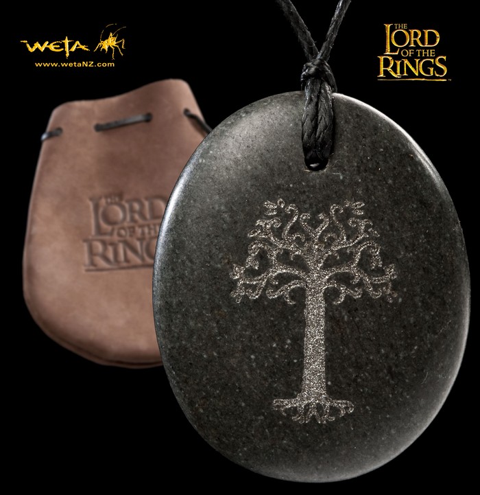 Weta The Lord of the Rings White Tree of Gondor Pendant Minas Tirith Jewelry 