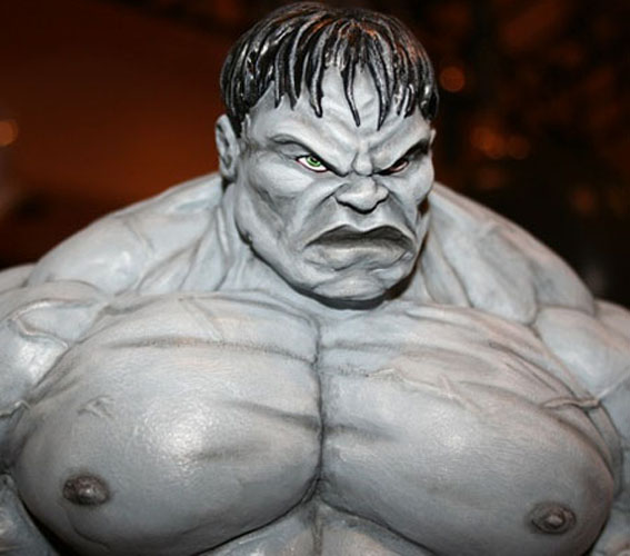 Hulk "Dale Keown" - Statue - Ryan Trificana 0Ryan_Trificana_Hulk_gris_2