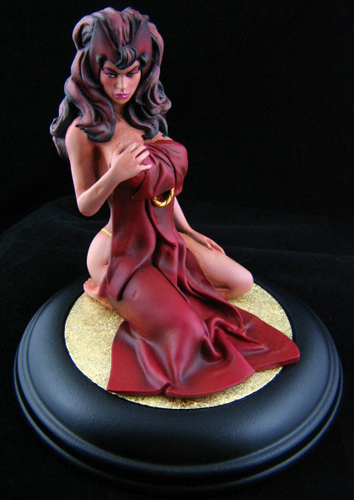 Pin-Up 'Sorcière Rouge' (Scarlet Witch) - Statue - Jim Maddox 0aldegscarlet2