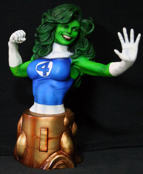 Fantastic Four 'Miss Hulk' (She Hulk) - Buste - Jim Maddox 0misshulkFFdanJ1