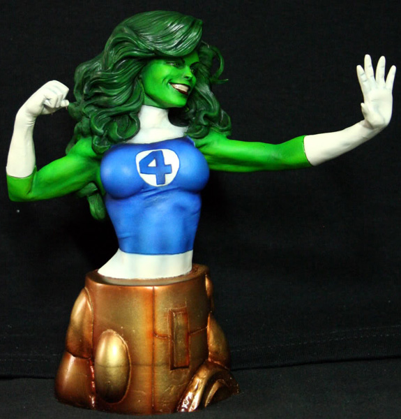 Fantastic Four 'Miss Hulk' (She Hulk) - Buste - Jim Maddox 0misshulkFFdanJ2