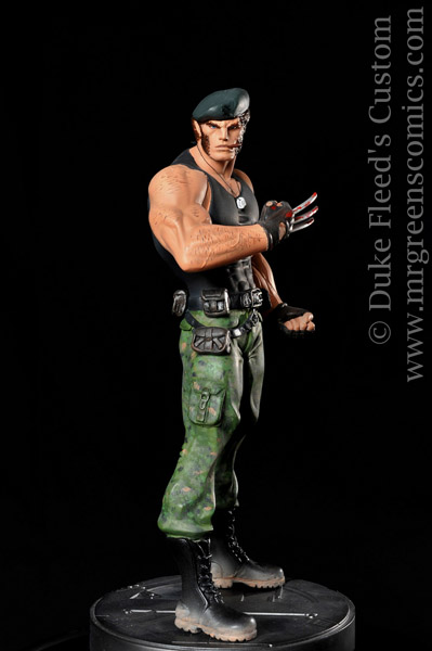 WOLVERINE "Army" - Statue - Duke Fleed Customwolviearmy1