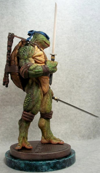 Tortues Ninjas 'Leonardo' "Way of the Swords" - Statue - Veritas 0atortueleoveritasjoedunaway3