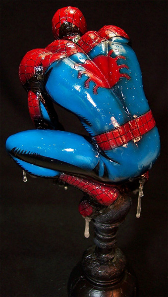Spider-Man "Webbed Watchman" - Statue - Baity 0baityspideydanno2