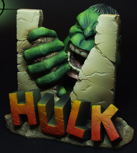 Hulk "Gamma Bomb" (XXL) - Buste - Lucas Piergentili 0calvinhulkMpepedra2