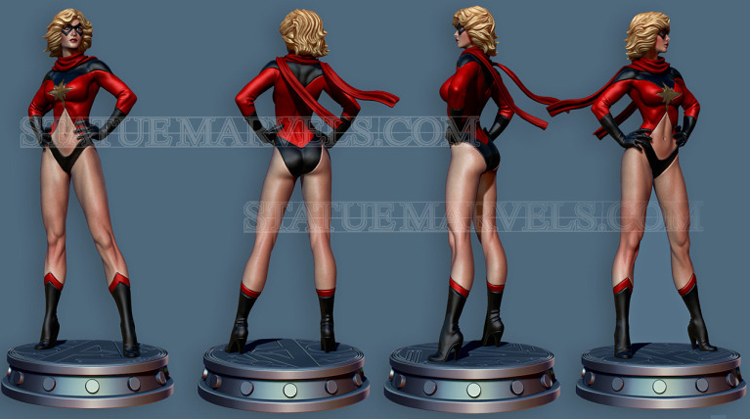 Statue MS.MARVEL "retro" Msmarvelretro1