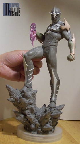 Statue NOVA "R.Rider / Annihilation" Nova_Annihilation_WIP16_copie